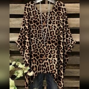 NEW! Leopard Print Women's Tunic